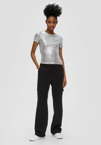 QS OPTIK - T-Shirt print - silber