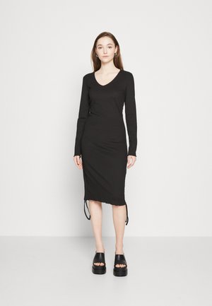 Pieces PCBENDY RUCHING DRESS  - Φόρεμα ημέρας - black