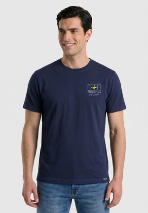 VALECUATRO, CAMISETA MODELO TENNIS CLUB - Camiseta estampada - azul marino