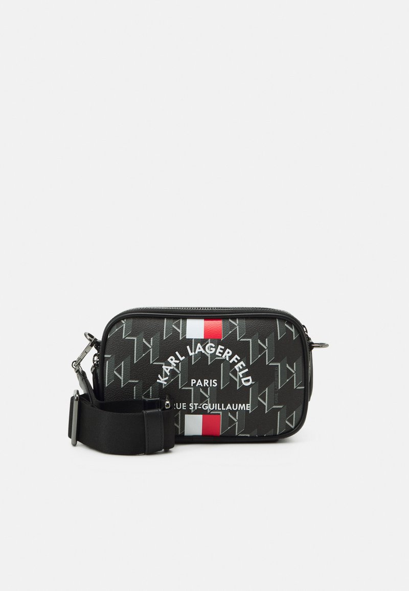 KARL LAGERFELD MONOGRAM CAMERA BAG UNISEX Umhängetasche black
