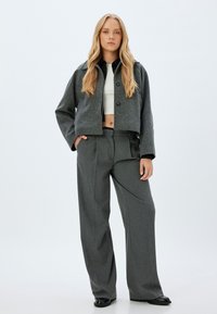 Koton CROP OVER - Lichte jas - grey