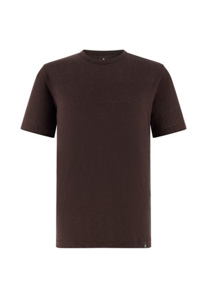 Boggi Milano, T-shirt basic - dark brown