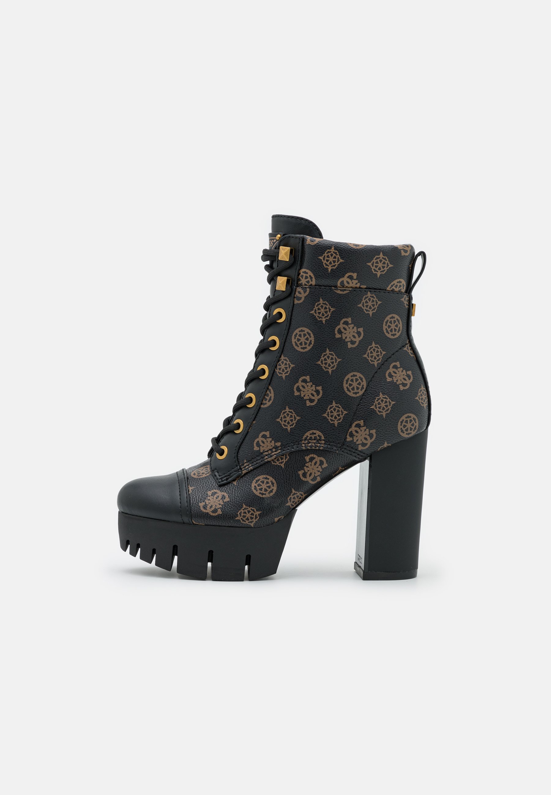 Guess GEOVEY - Botines con cordones - brown/marrón - Zalando.es