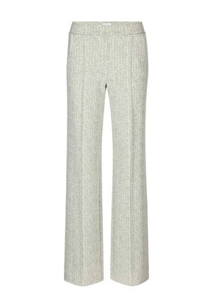 MADELEINE, Broek - stone grey   wool white
