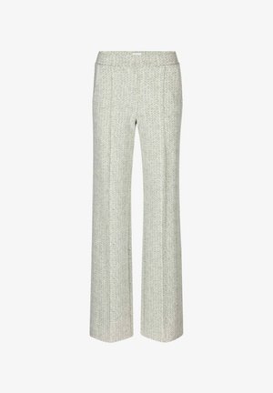 MADELEINE, Broek - stone grey wool white