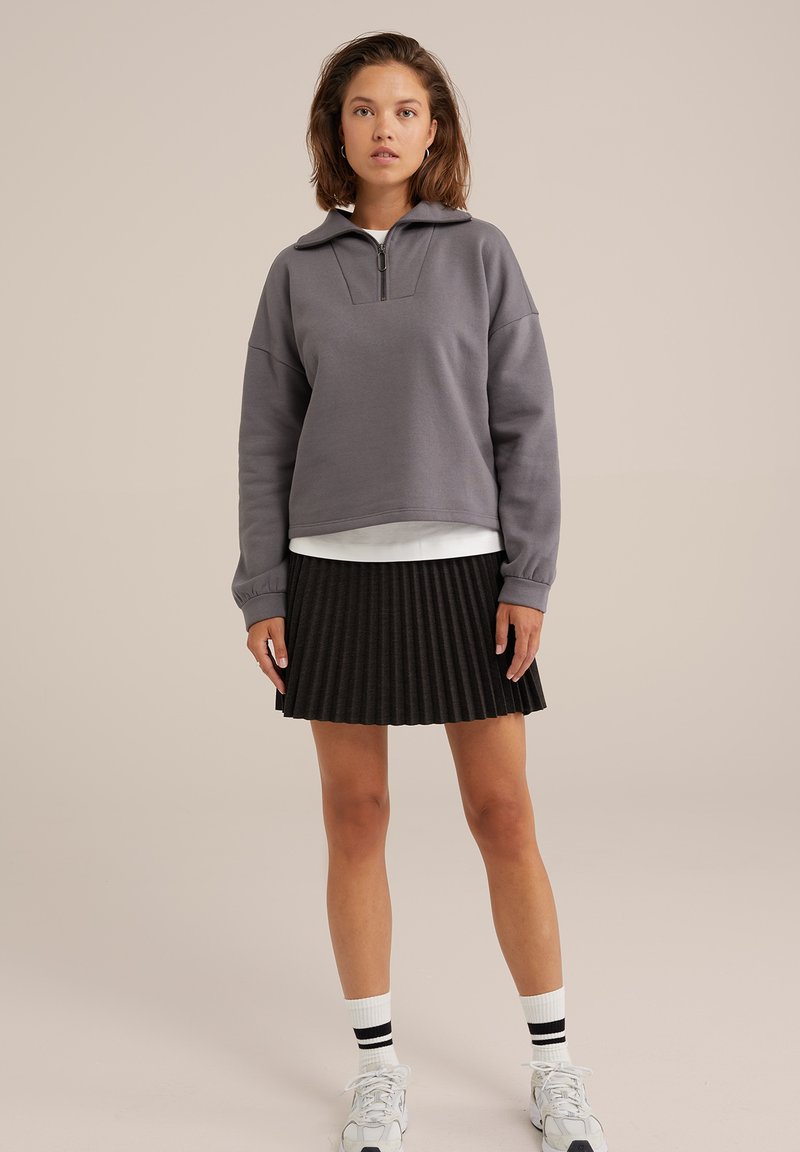 WE Fashion Sweater donkergrijs