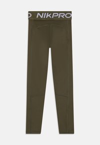 Nike Performance PRO LEAK PROTECTION: PERIODENSICHERE - Tights - medium olive/white