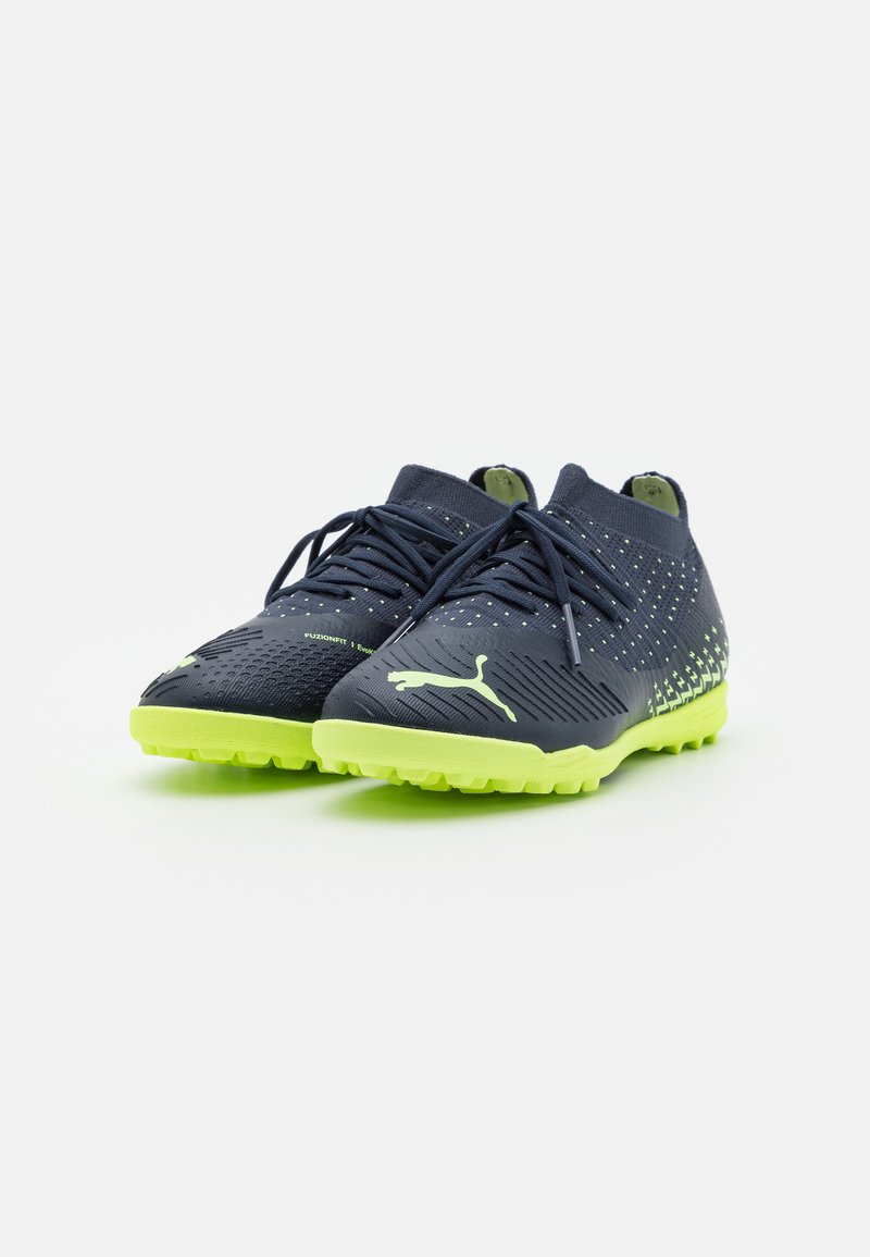 Puma Future 3 4 Tt Jr Voetbalschoenen Voor Kunstgras Parisian Night Fizzy Light Pistachio Donkerblauw Zalando Nl