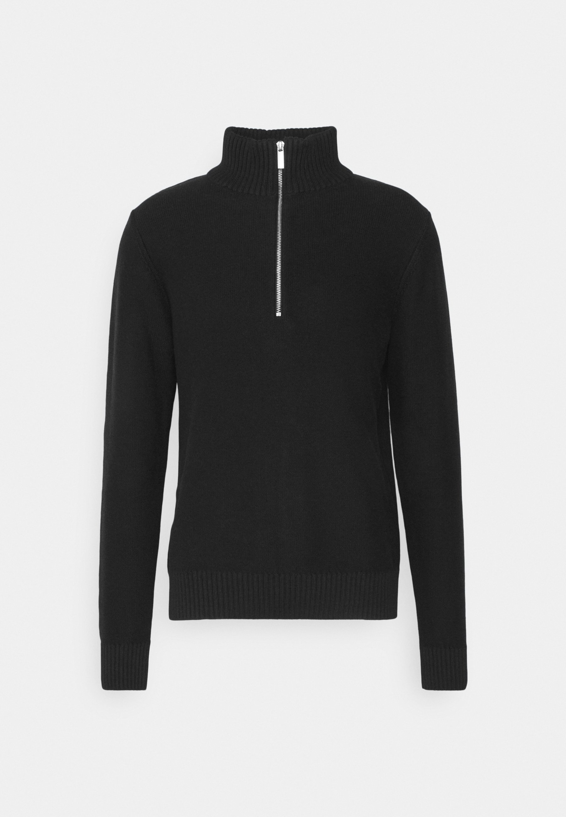 SR Original Half Zip［BLACK］simianring Selected SLHAXEL HALF ZIP - Jumper - black - Zalando.co.uk
