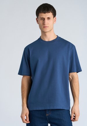 Lindbergh, O-NECK TEE OVERSIZE S/S - T-shirt basic - deep blue