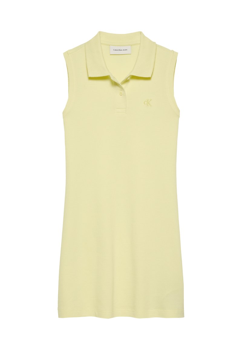 Calvin Klein Jeans Jurk lichtgeel