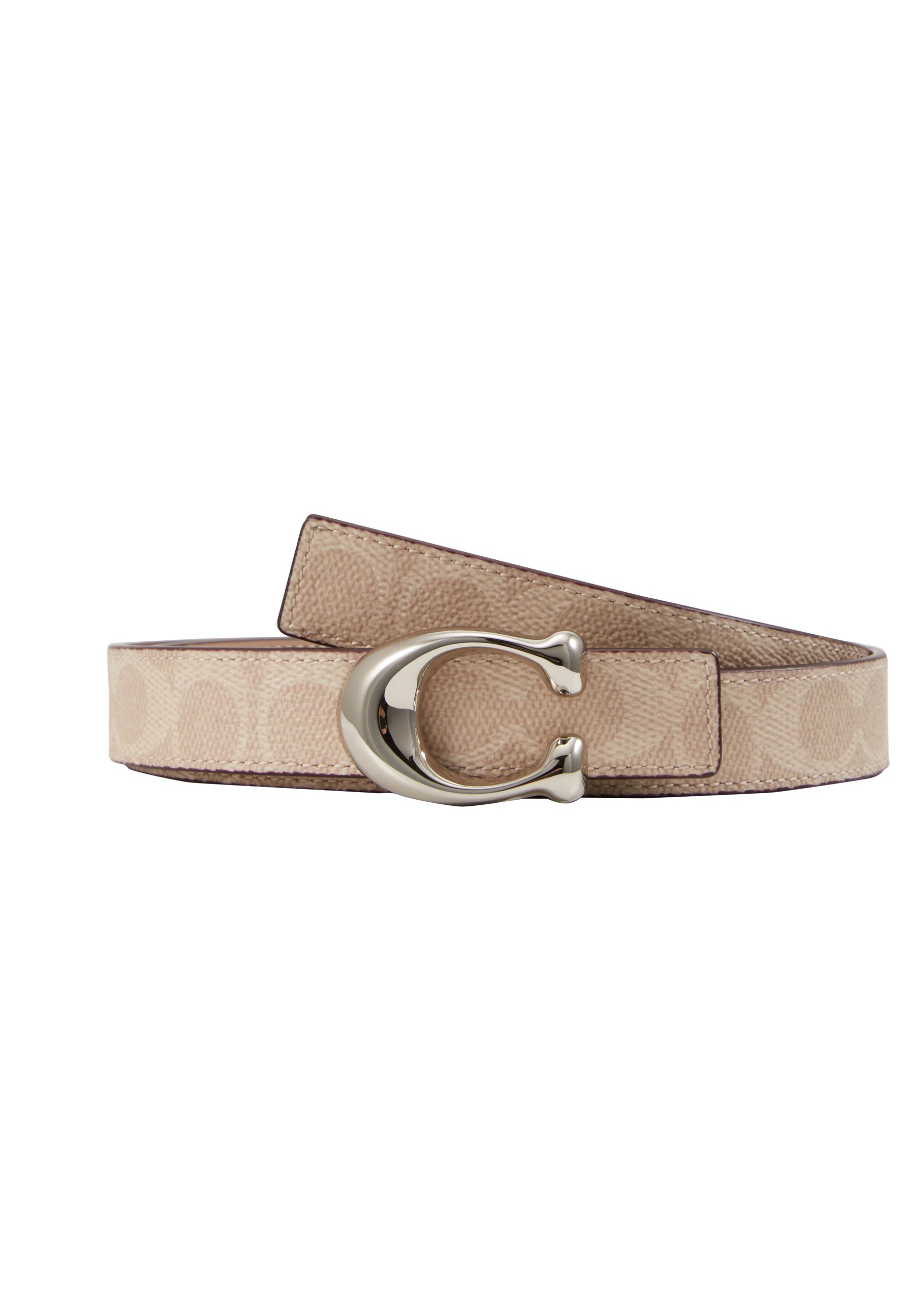 coach sculpted signature reversible belt