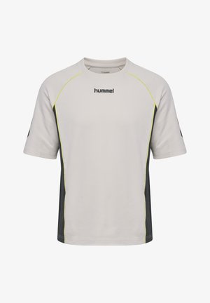 Hummel, HUMMEL HMLBLAZE26 ATHLEISURE T-SHIRT S/S UNISEX - T-Shirt print - nimbus cloud