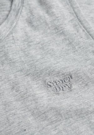 Superdry SCOOP NECK TANK - Top - dim grey marl