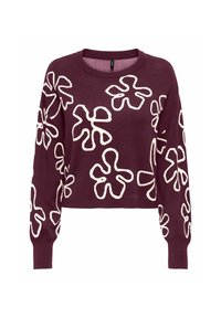 ONLMONTANA O NECK - Pulover - mauve wine