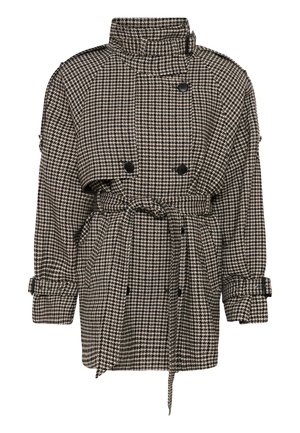 Gestuz, AVIC MIDI - Κλασικό παλτό - brown/green houndstooth