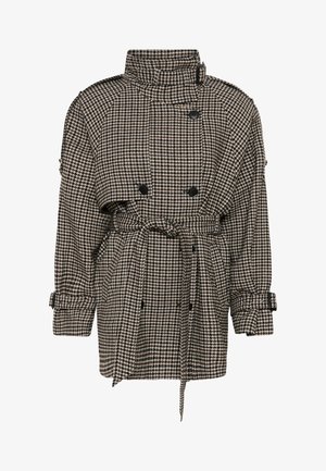 Gestuz, AVIC MIDI - Κλασικό παλτό - brown/green houndstooth