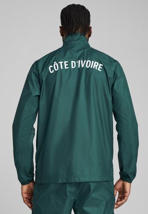IVORY COAST FIF PREMATCH WOVEN JACKET - Article de supporter d'équipe nationale - dark myrtle rickie orange