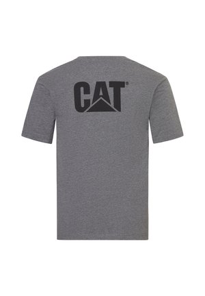 Caterpillar, CAT TRADEMARK LOGO - Print T-shirt - grey