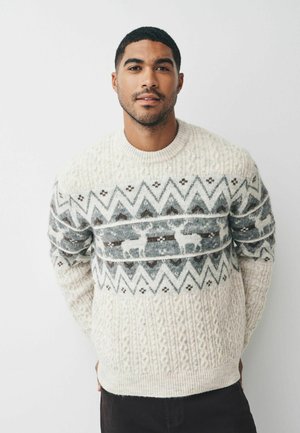 Strickpullover - ecru