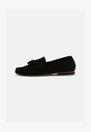 CHOICE TASSLE LOAFER - Nazouvací boty - black