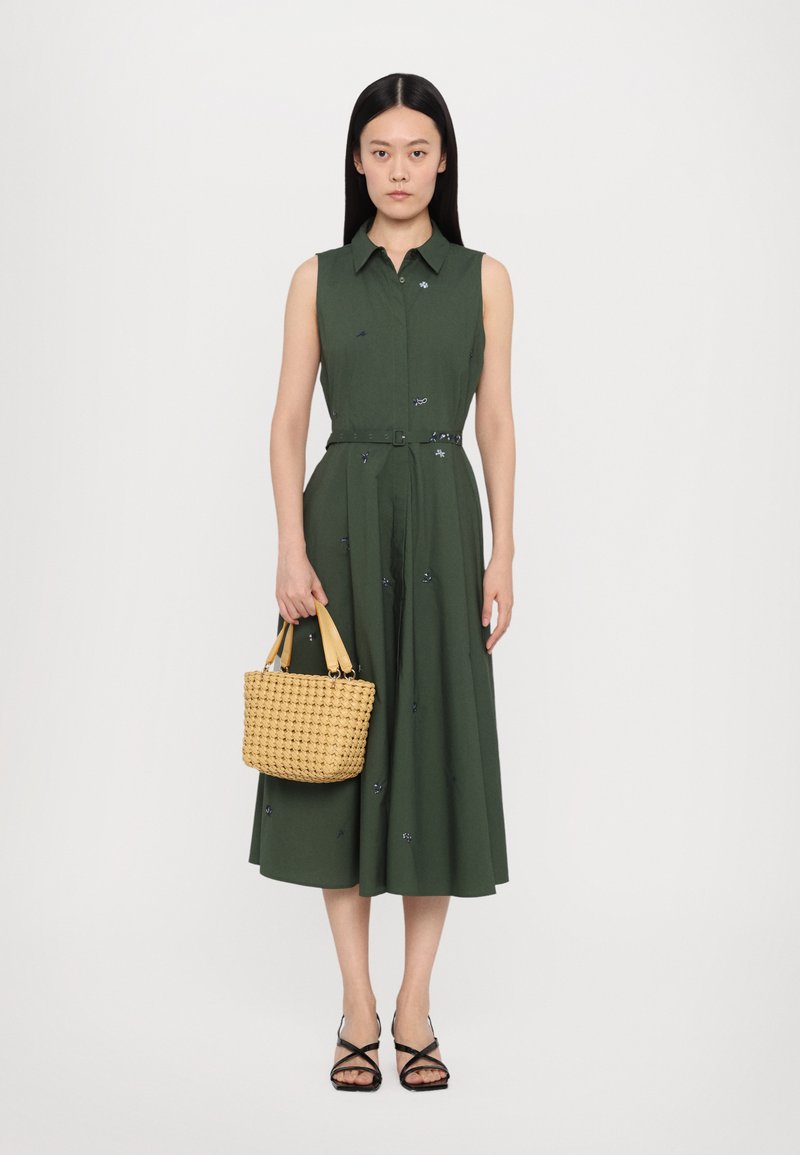 Marella ENSIGN - Shirt dress - verde/green - Zalando Marella ENSIGN - Shirt dress - verde/green - Zalando