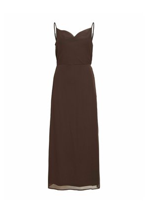 VILA, MINIKLEID VIFALIA TRÄGER - Robe longue - coffee bean