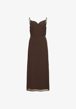 VILA, MINIKLEID VIFALIA TRÄGER - Robe longue - coffee bean