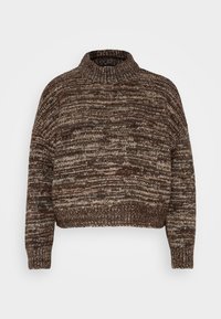 VMDAIMA - Pulover - chocolate torte/silver mink/gold
