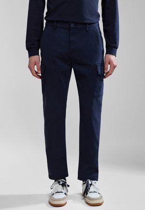 M YASUNI SL  - Cargo trousers - blu marine