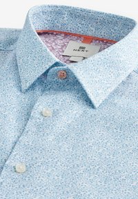 Next TEXTURED SHORT SLEEVE- REGULAR FIT - Krekls - white light blue floral