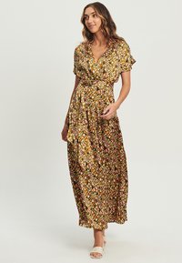 TUSSAH TILDA - Dolga obleka - khaki abstract animal