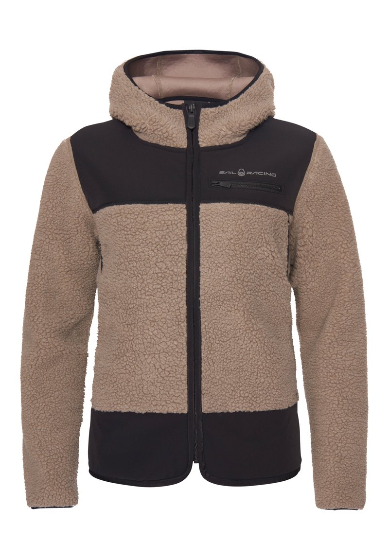Sail Racing W GALE PILE ZIP HOOD - Fleece jacket - sand/beige - Zalando