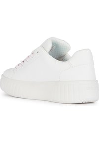 Geox J MIKIROSHI - Sneakers - white fuchsia