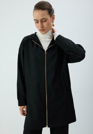 Halflange jas - black