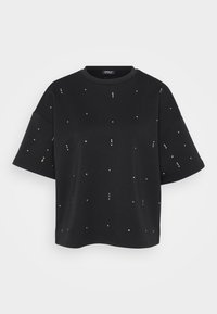 ONLEDEL SPARKLE - T-shirts med print - black
