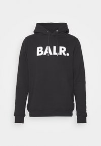 BRAND STRAIGHT HOODIE Hoodie jet black/zwart