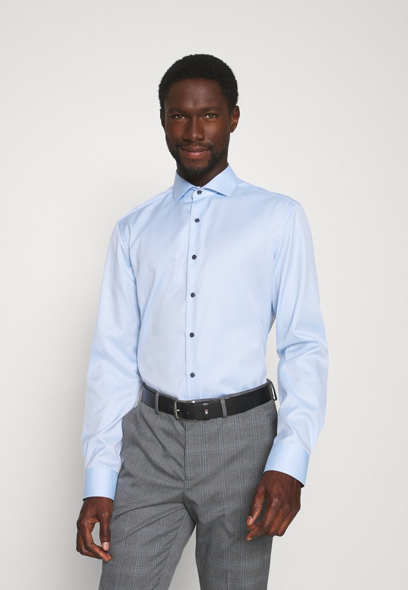 Herren Komplettanzüge | Eterna Businesshemd blau/hellblau - BF58356 Herren Komplettanzüge | Eterna Businesshemd blau/hellblau - BF58356