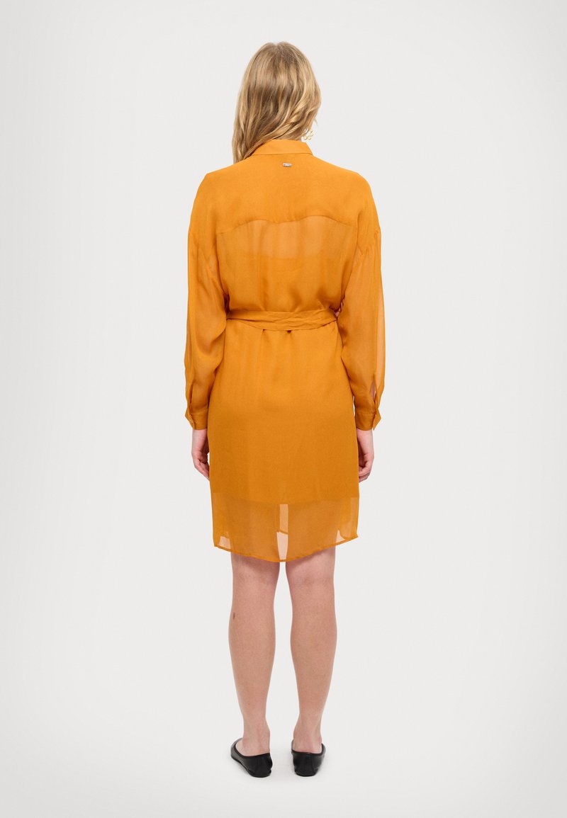 armani exchange orange dress ARMANI EXCHANGE Mini Dress in Orange