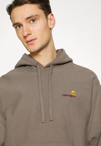 Carhartt WIP HOODED AMERICAN SCRIPT  - Mikina s kapucňou - teide