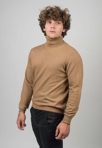 Dalle Piane Cashmere TURTLENECK - Stickad tröja - cammello