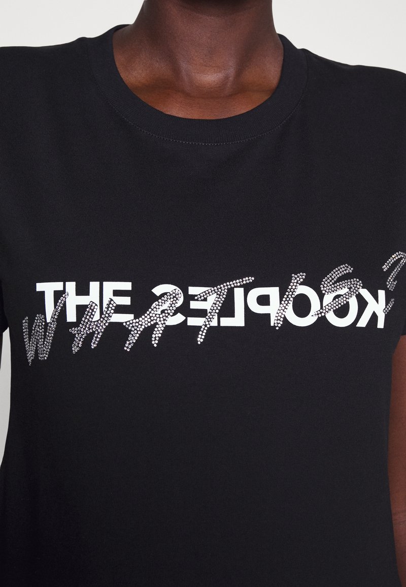 The Kooples T-shirt imprimé black/noir