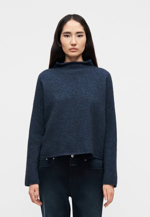 MIKA FUNNEL NECK SWEATER - Πουλόβερ - night teal