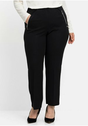 Sheego, Trousers - schwarz