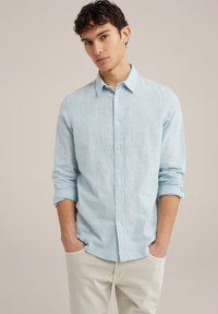 WE Fashion THE LINEN - Camicia - blue