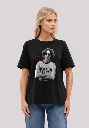 JOHN LENNON - Print T-shirt - off black