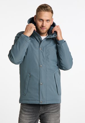 Winterjacke - blaugrau