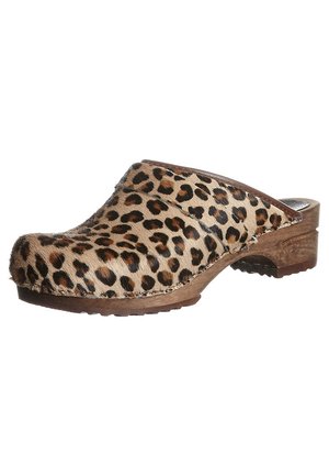 CAROLINE OPEN - Clogs - brown leopard