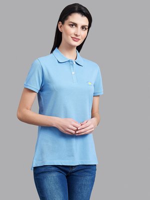 SLIM FIT - Poloshirts - light blue