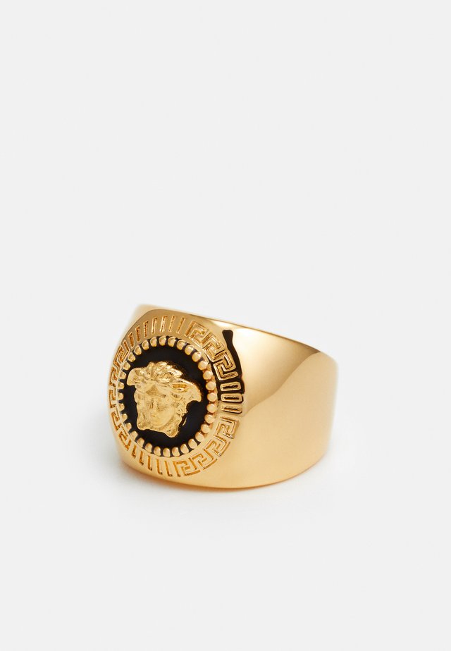 UNISEX - Bague - nero/oro caldo